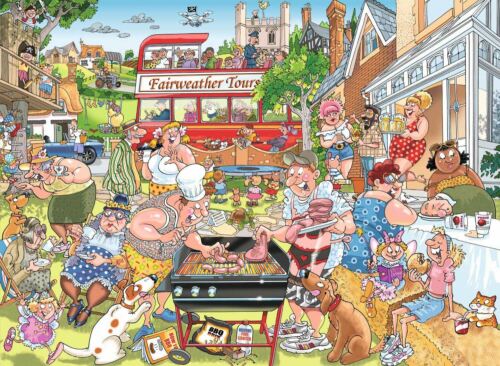 Image 2 of Wasgij 1000 Piece A Typical British BBQ (£14.99)