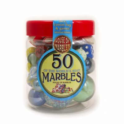 Tub Of 50 Marbles (£7.99)