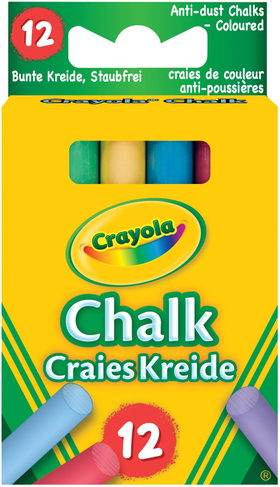 Crayola Coloured Chalk 12 (£1.50)