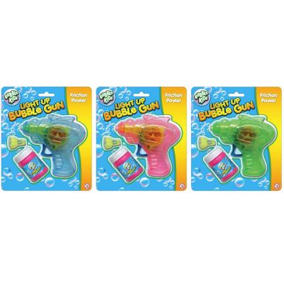 LIGHT UP FRICTION BUBBLE GUN (£2.50)