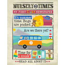 Nursery Times Crinkle Newspaper - It's Summertime (£12.00)