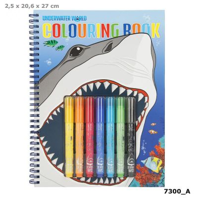 Dino World Colouring Book Set UNDERWATER (£12.99)