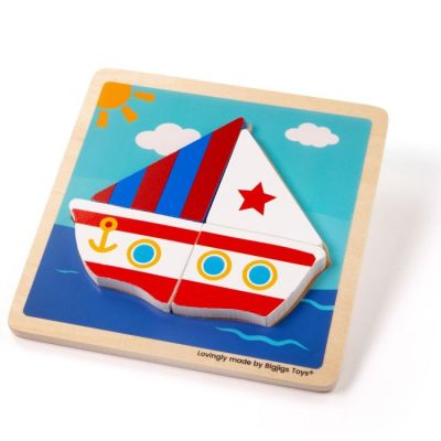 Image 2 of Chunky Lift-Out Puzzle - Boat  (£5.99)