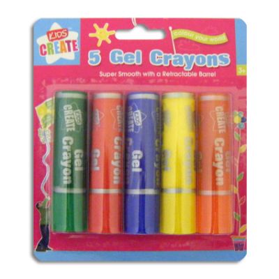 5 Gel Crayons (£1.50)