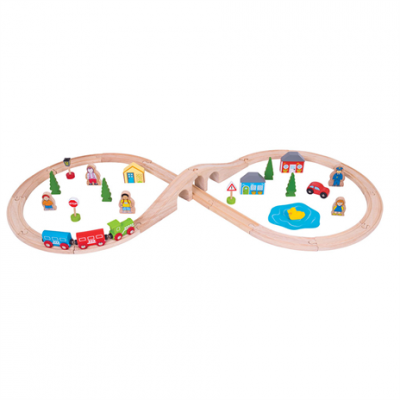 Bigjigs Figure of Eight Train Set (£24.99)