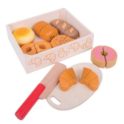 BIGJIGS CUTTING BREAD & PASTRIES CRATE (£15.99)