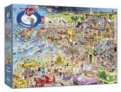 Image 1 of I Love Summer 1000 Piece Gibsons Jigsaw Puzzle  (£16.99)