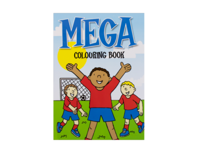 Mega Colouring Book Football Cover (£2.99)
