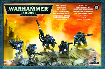 Space Marine Scout Squad With Sniper Rifles (£17.50)