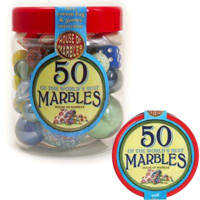 Tub of 50 Marbles (£7.99)