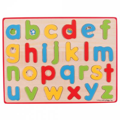 Bigjigs Toys Inset Puzzle Lowercase Alphabet (£8.99)