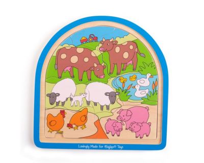 Image 3 of Farm Arched Puzzle - Bigjigs (£10.99)