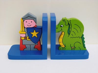 Knight and Dragon Bookends (£17.99)
