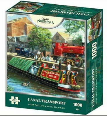 Nostalgia 1000 Piece Jigsaw Puzzle CANAL TRANSPORT (£12.99)
