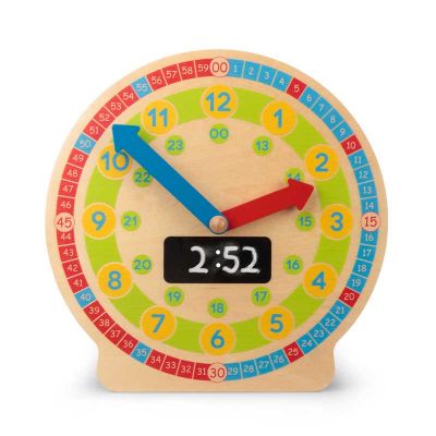 Wooden Learning Clock (£12.00)