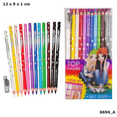 Top Model Colouring Pencils - Depesche (£5.50)
