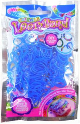Colourful Loom Bands - Blue Freeze (£0.75)