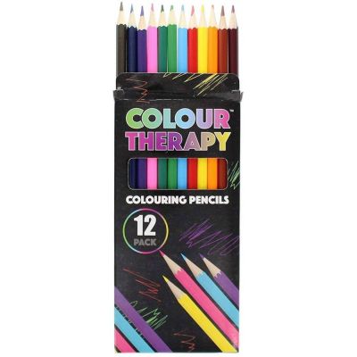 Colour Therapy 12-piece Colouring Pencils (£1.75)