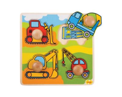 My First Peg Puzzle Construction - Bigjigs (£7.99)