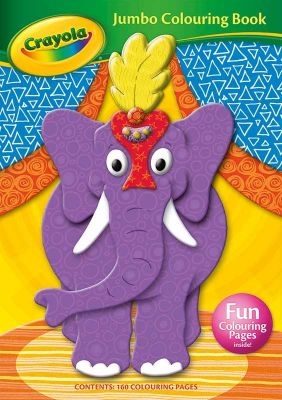 CRAYOLA JUMBO COLOURING BOOK (£3.99)