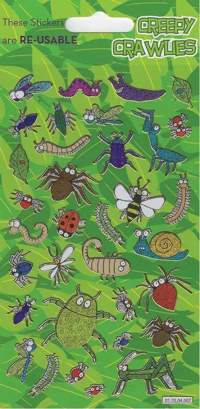 Creepy Crawlies Stickers (£1.25)