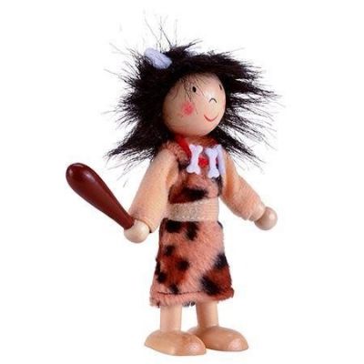 Image 2 of Fiesta Crafts Cavewoman Play Figure was £4.99 now £1.99 (£1.99)
