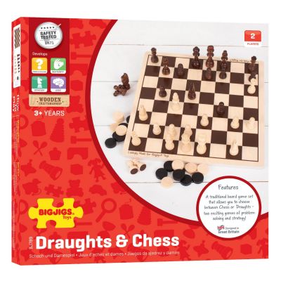 Draughts and Chess Set - Bigjigs (£12.99)