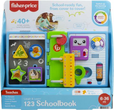 FISHER-PRICE LAUGH AND LEARN 123 SCHOOLBOOK (£24.99)