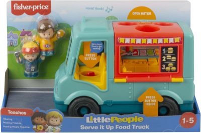 FISHER-PRICE LITTLE PEOPLE SERVE IT UP BURGER TRUCK (£19.99)