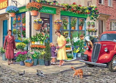Falcon de Luxe - The Florist 1000 Piece Jigsaw Puzzle (£14.99)
