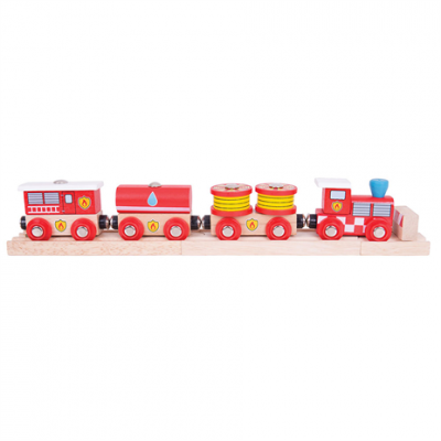 Fire and Rescue Train - Bigjigs Toys (£14.99)