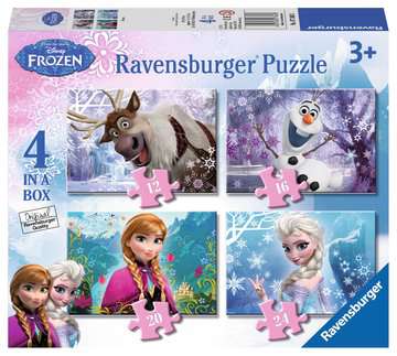 Frozen 4 In A Box Puzzles By Ravensburger (£7.99)