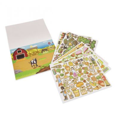 Image 3 of Farm Reusable Sticker Pad - Melissa and Doug (£5.75)