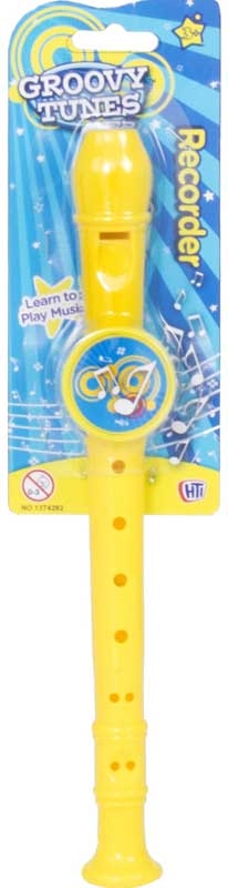 GROOVY TUNES RECORDER Yellow (£2.75)