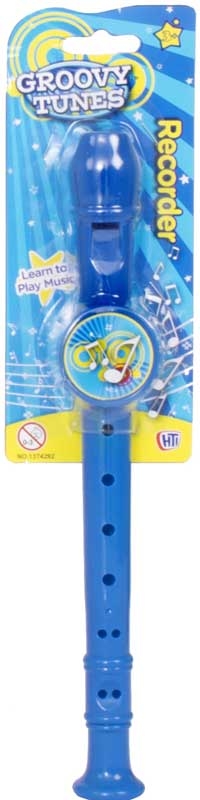 GROOVY TUNES RECORDER - Blue (£2.75)