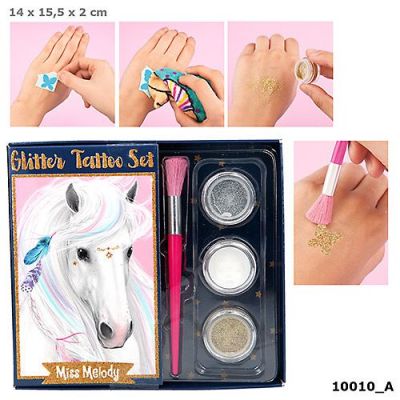 Miss Melody Glitter Tattoo Set (£6.25)