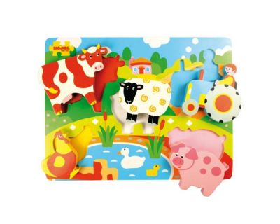 Chunky Lift Out Farm Puzzle - Bigjigs (£10.99)