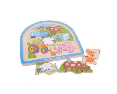 Farm Arched Puzzle - Bigjigs Toys (£10.99)
