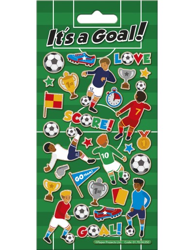 IT'S A GOAL! SPARKLE STICKERS (£1.25)