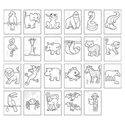 Image 2 of Jungle Sticker Book Orchard Toys (£3.99)