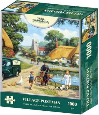 Kevin Walsh 1000 Piece Nostalgia Collection Village Postman Jigsaw Puzzle (£12.99)
