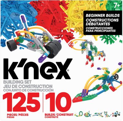 KNEX CLASSICS 125 PC - 10 MODEL - BEGINNER BUILDS BUILDING S (£10.99)