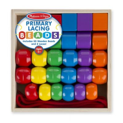 Primary Lacing Beads - Melissa and Doug (£9.99)