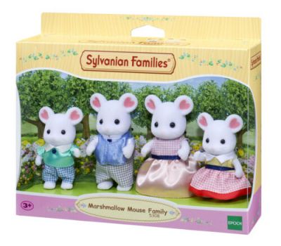 Sylvanian Families Marshmallow Mouse Family (£18.99)