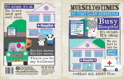 Image 3 of Busy Hospital Crinkly Newspaper (£12.00)
