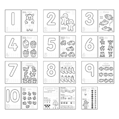 Image 2 of Number Colouring Book (£3.99)