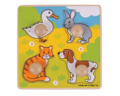 My First Peg Puzzle Pets - Bigjigs Toys (£7.99)