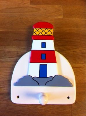 Lighthouse single coat peg (£6.99)