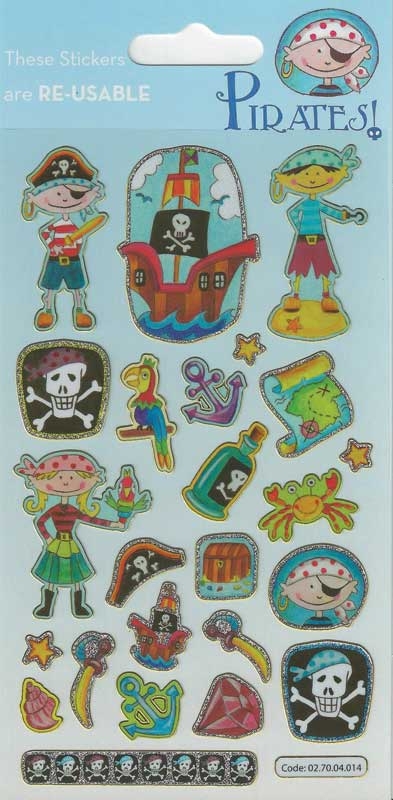 Pirate Stickers (£1.25)