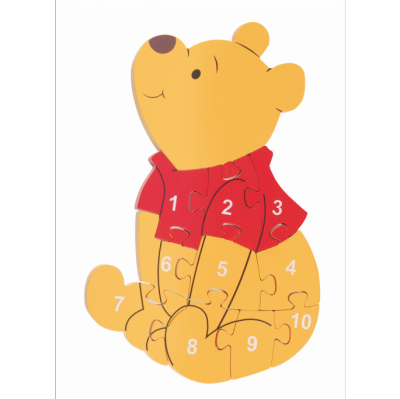 Image 2 of Winnie the Pooh Number Puzzle (£16.99)